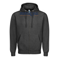 Charcoal Heather Pepperdine University Zipper Hoodie - linhVisuals