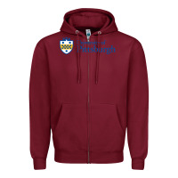 Burgundy University of Pittsburgh Zipper Hoodie - linhVisuals