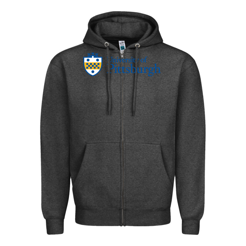 University Of Pittsburgh Zipper Hoodie by linhVisuals | Teevron