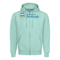 Seafoam University of Pittsburgh Zipper Hoodie - linhVisuals
