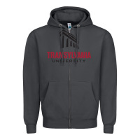 Smoke transylvania university Zipper Hoodie - linhVisuals