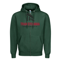 Sports Green transylvania university Zipper Hoodie - linhVisuals