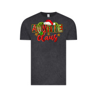 Vintage Black christmas auntie claus Vintage Tee - FaDigitalArtStudio