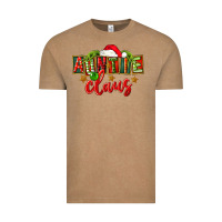 Vintage Coffee christmas auntie claus Vintage Tee - FaDigitalArtStudio