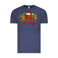 Vintage Denim christmas auntie claus Vintage Tee - FaDigitalArtStudio