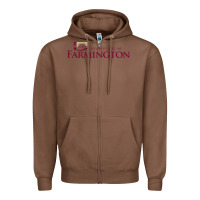 Chestnut university of maine at farmington Zipper Hoodie - linhVisuals