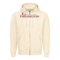 Sandshell university of maine at farmington Zipper Hoodie - linhVisuals