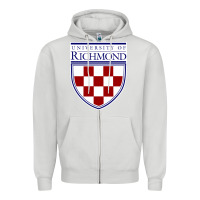 Dove Grey University of Richmond Zipper Hoodie - linhVisuals