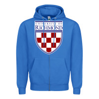 True Royal University of Richmond Zipper Hoodie - linhVisuals