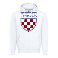 White University of Richmond Zipper Hoodie - linhVisuals