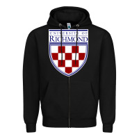 Black University of Richmond Zipper Hoodie - linhVisuals