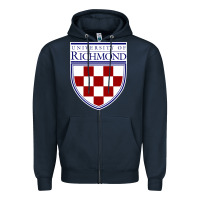 Navy University of Richmond Zipper Hoodie - linhVisuals