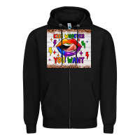 Black kiss whoever you want tumbler Zipper Hoodie - JahusDesignShop