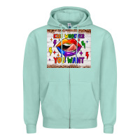 Seafoam kiss whoever you want tumbler Zipper Hoodie - JahusDesignShop