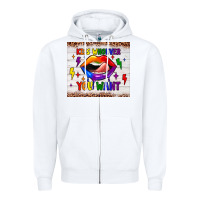 White kiss whoever you want tumbler Zipper Hoodie - JahusDesignShop