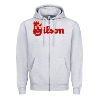 Heather Grey wilson the volleyball from castaway Zipper Hoodie - linhVisuals