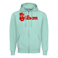 Seafoam wilson the volleyball from castaway Zipper Hoodie - linhVisuals
