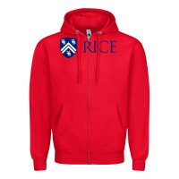Red Rice University Zipper Hoodie - linhVisuals