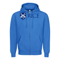 True Royal Rice University Zipper Hoodie - linhVisuals