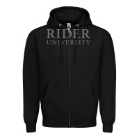 Black Rider University Zipper Hoodie - linhVisuals