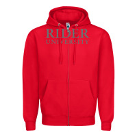 Red Rider University Zipper Hoodie - linhVisuals