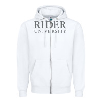 White Rider University Zipper Hoodie - linhVisuals