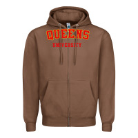 Chestnut queens university Zipper Hoodie - linhVisuals