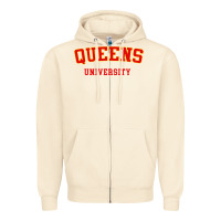 Sandshell queens university Zipper Hoodie - linhVisuals