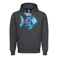 Smoke rainbow fish Zipper Hoodie - linhVisuals