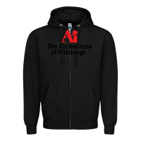 Black Art Institute of Pittsburgh Zipper Hoodie - linhVisuals