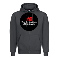 Smoke Art Institute of Pittsburgh Zipper Hoodie - linhVisuals