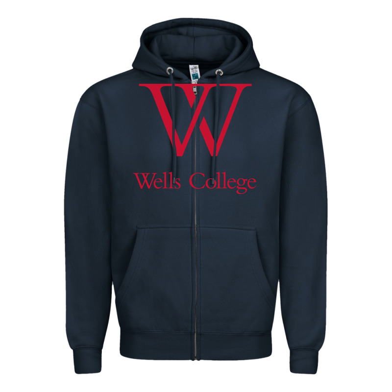 Wells College Zipper Hoodie by linhVisuals | Teevron