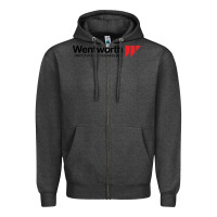 Charcoal Heather wentworth institute of technology Zipper Hoodie - linhVisuals