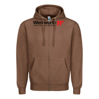Chestnut wentworth institute of technology Zipper Hoodie - linhVisuals