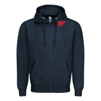 Navy wentworth institute of technology Zipper Hoodie - linhVisuals
