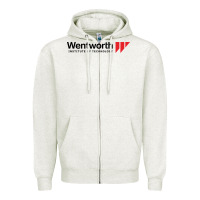 Oatmeal Heather wentworth institute of technology Zipper Hoodie - linhVisuals