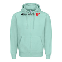 Seafoam wentworth institute of technology Zipper Hoodie - linhVisuals