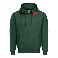 Sports Green wentworth institute of technology Zipper Hoodie - linhVisuals