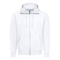 White whitman college Zipper Hoodie - linhVisuals