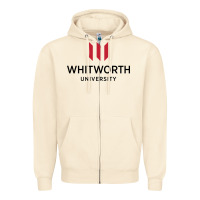 Sandshell whitworth university Zipper Hoodie - linhVisuals