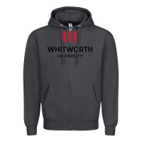 Smoke whitworth university Zipper Hoodie - linhVisuals
