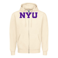 Sandshell new york university nyu Zipper Hoodie - linhVisuals