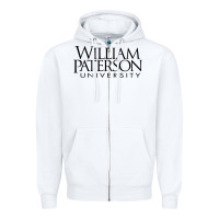 White william paterson university Zipper Hoodie - linhVisuals