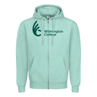 Seafoam wilmington college Zipper Hoodie - linhVisuals