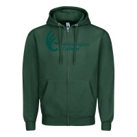 Sports Green wilmington college Zipper Hoodie - linhVisuals
