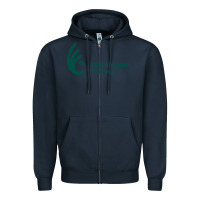 Navy wilmington college Zipper Hoodie - linhVisuals