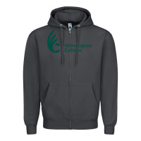 Smoke wilmington college Zipper Hoodie - linhVisuals