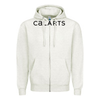 Oatmeal Heather Calarts Zipper Hoodie - linhVisuals