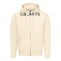 Sandshell Calarts Zipper Hoodie - linhVisuals