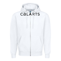 White Calarts Zipper Hoodie - linhVisuals